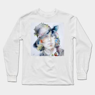 OSCAR WILDE watercolor portrait .12 Long Sleeve T-Shirt